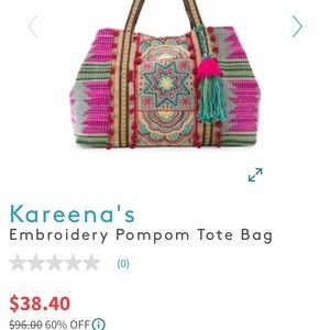 Kareena's Pompom Tote Bag